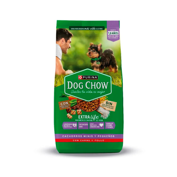 Dog Chow Cachorros-Minis y Pequenos-Con Carne y Pollo-2 Kg