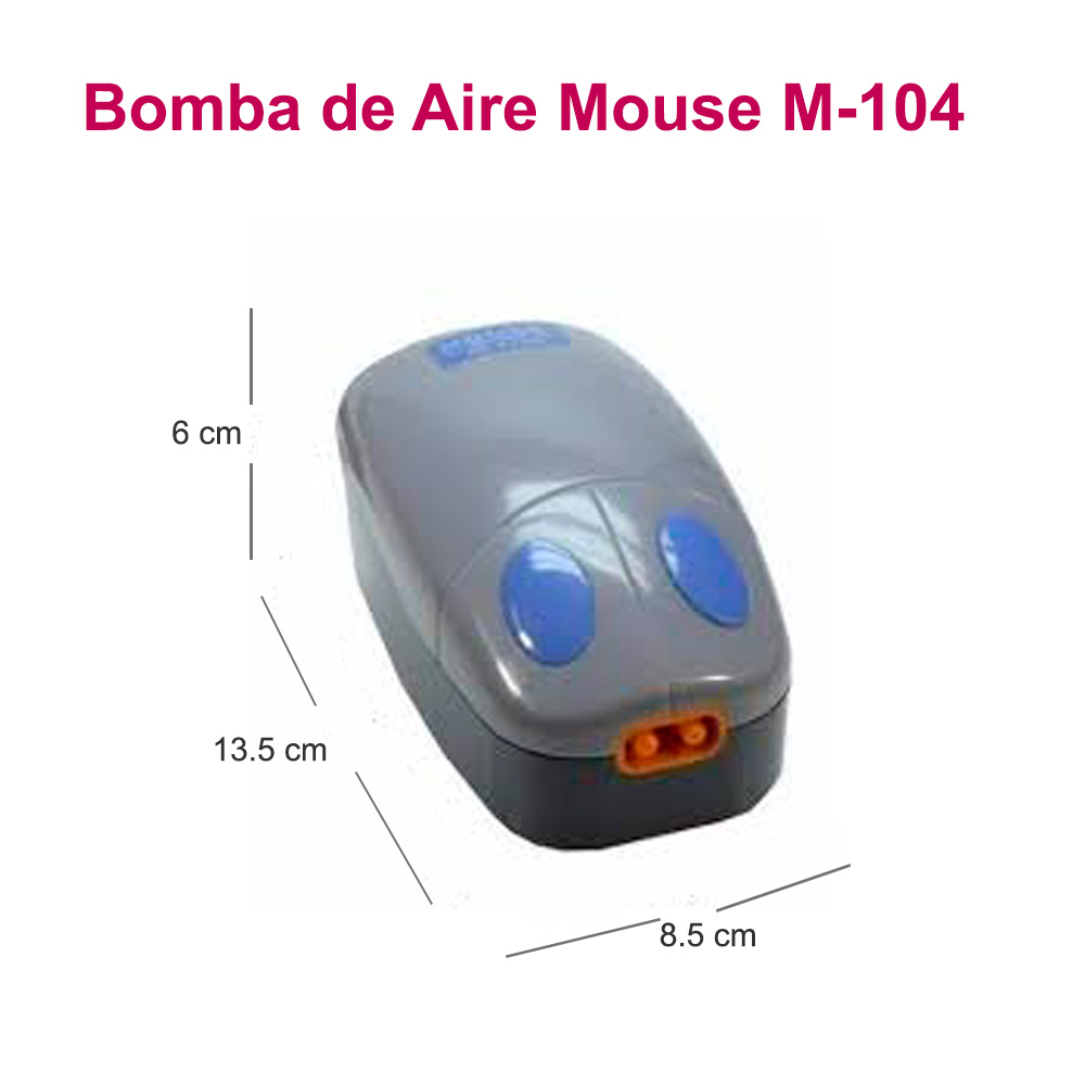 Bomba de Aire Mouse M 104- Dimensiones